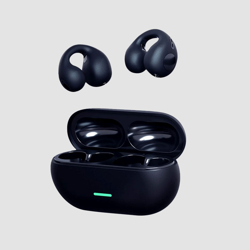 đ«Bluetooth-headset med öronklĂ€mma för sport benledningđ§