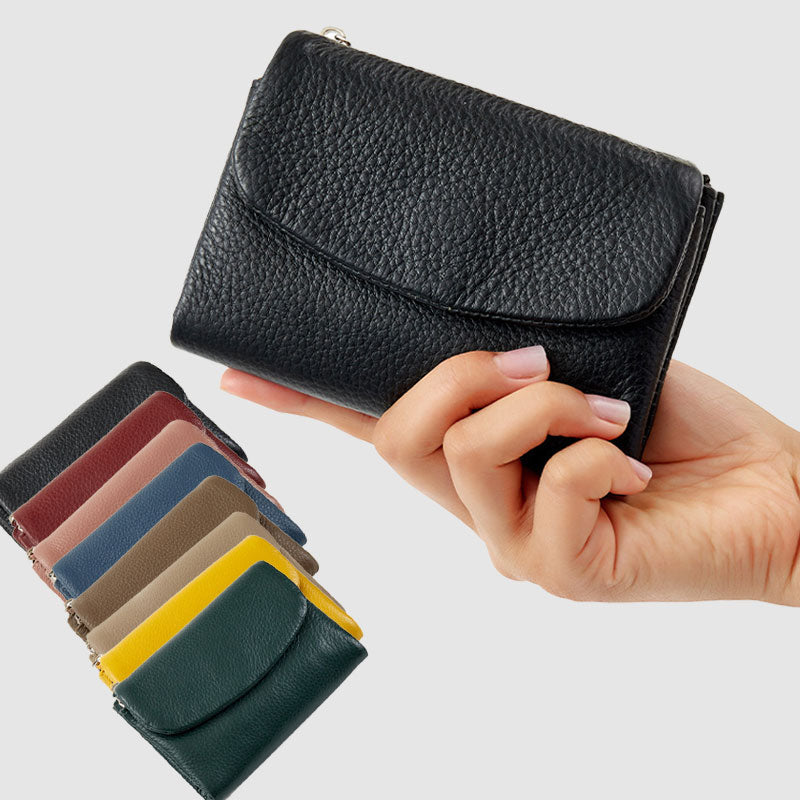 ⏰Unisex myntväska i rfid-kvalitet i kohud🔥