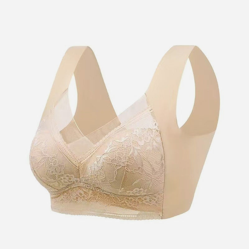 Spets-bh utan bygel đ/Lace Wire-Free Tank Bra