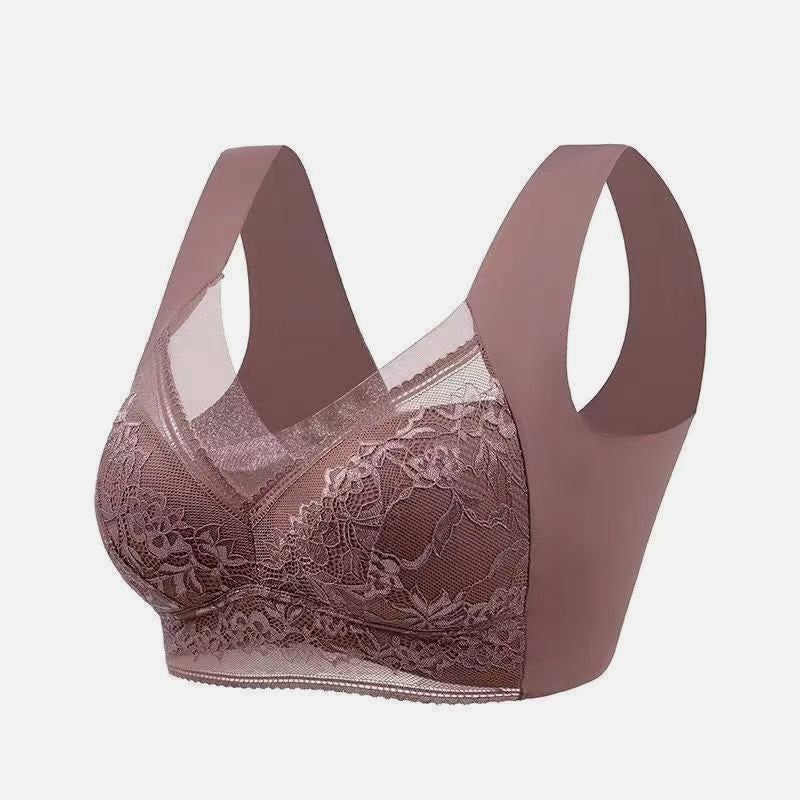 Spets-bh utan bygel đ/Lace Wire-Free Tank Bra