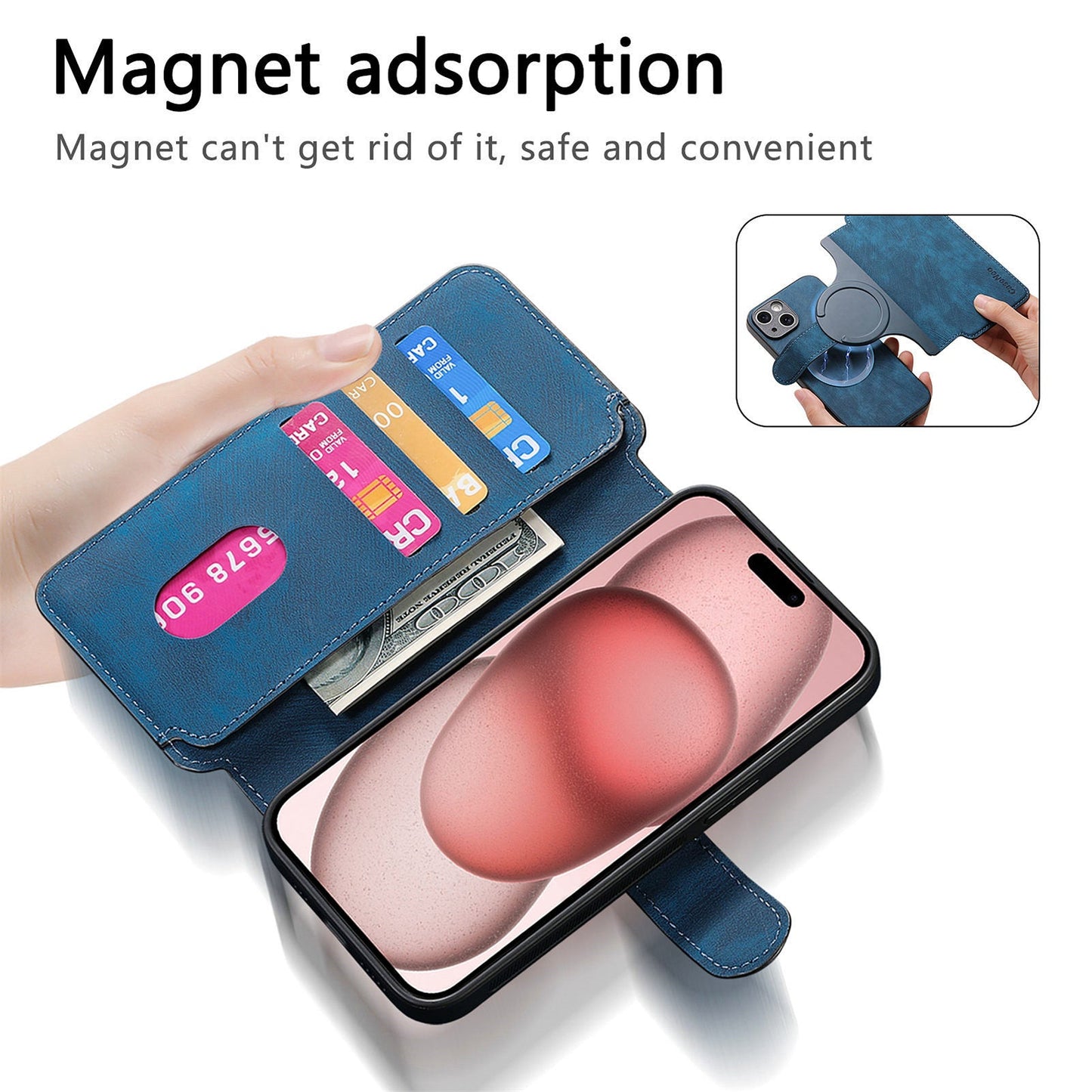 Abnehmbare Magsafe 2-in-1-Handyhülle/Detachable Magsafe 2-in-1 phone case