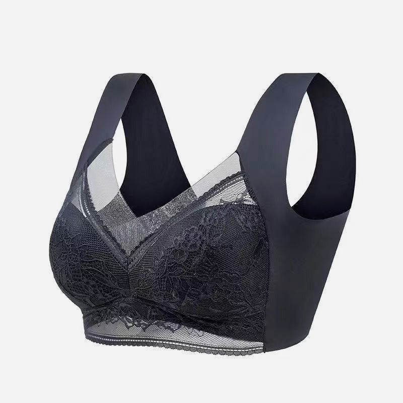 Spets-bh utan bygel đ/Lace Wire-Free Tank Bra