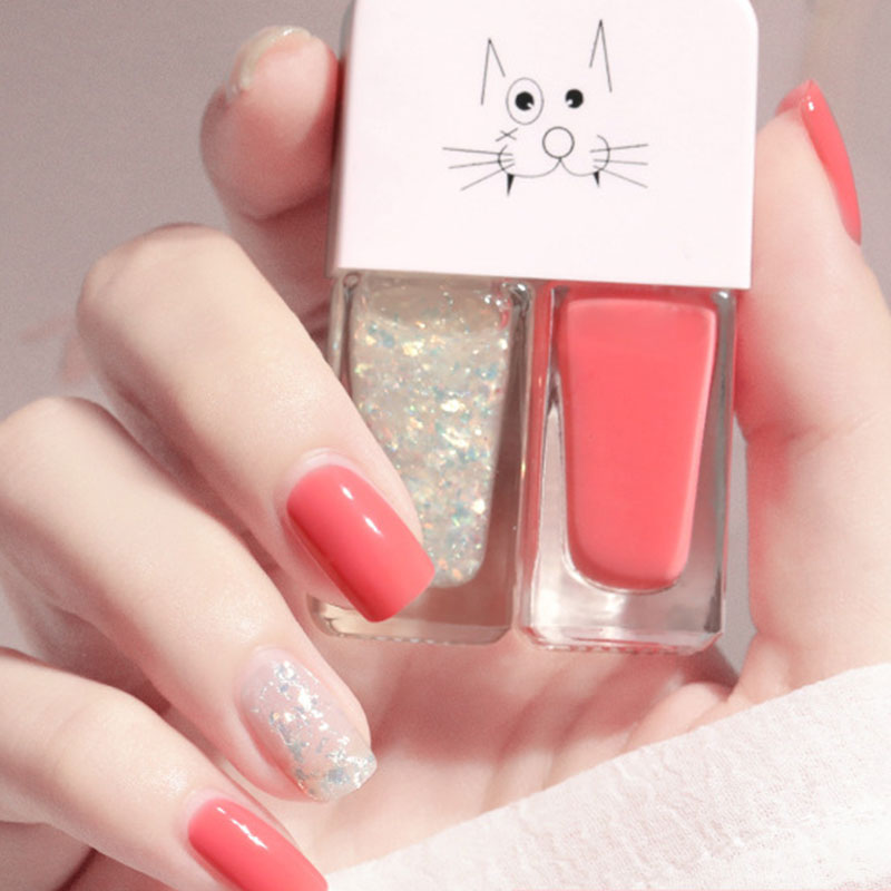 Bake-free nagellack/No-Bake nagellack