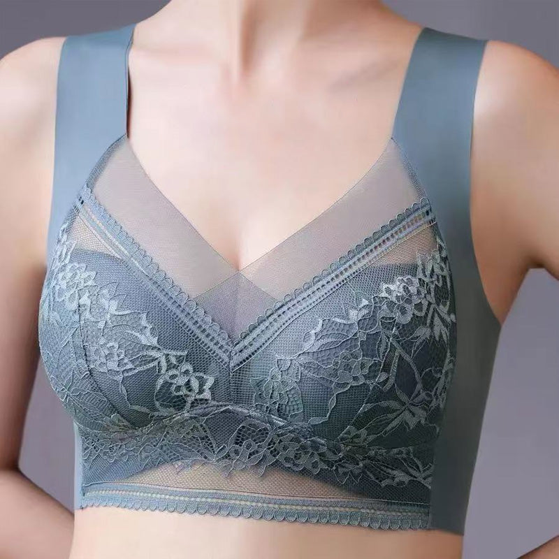 Spets-bh utan bygel đ/Lace Wire-Free Tank Bra