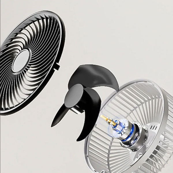 ❄️🔥USB-driven, tyst, energibesparande piedestalfläkt med luftflöde🍃