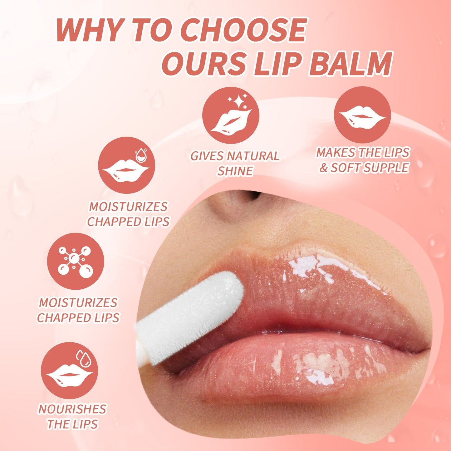 Köp en, få en gratis! 💋 Perfect lips✨ Tonat läppbalsam - För fylliga, återfuktade läppar med en naturlig lyster! 💖