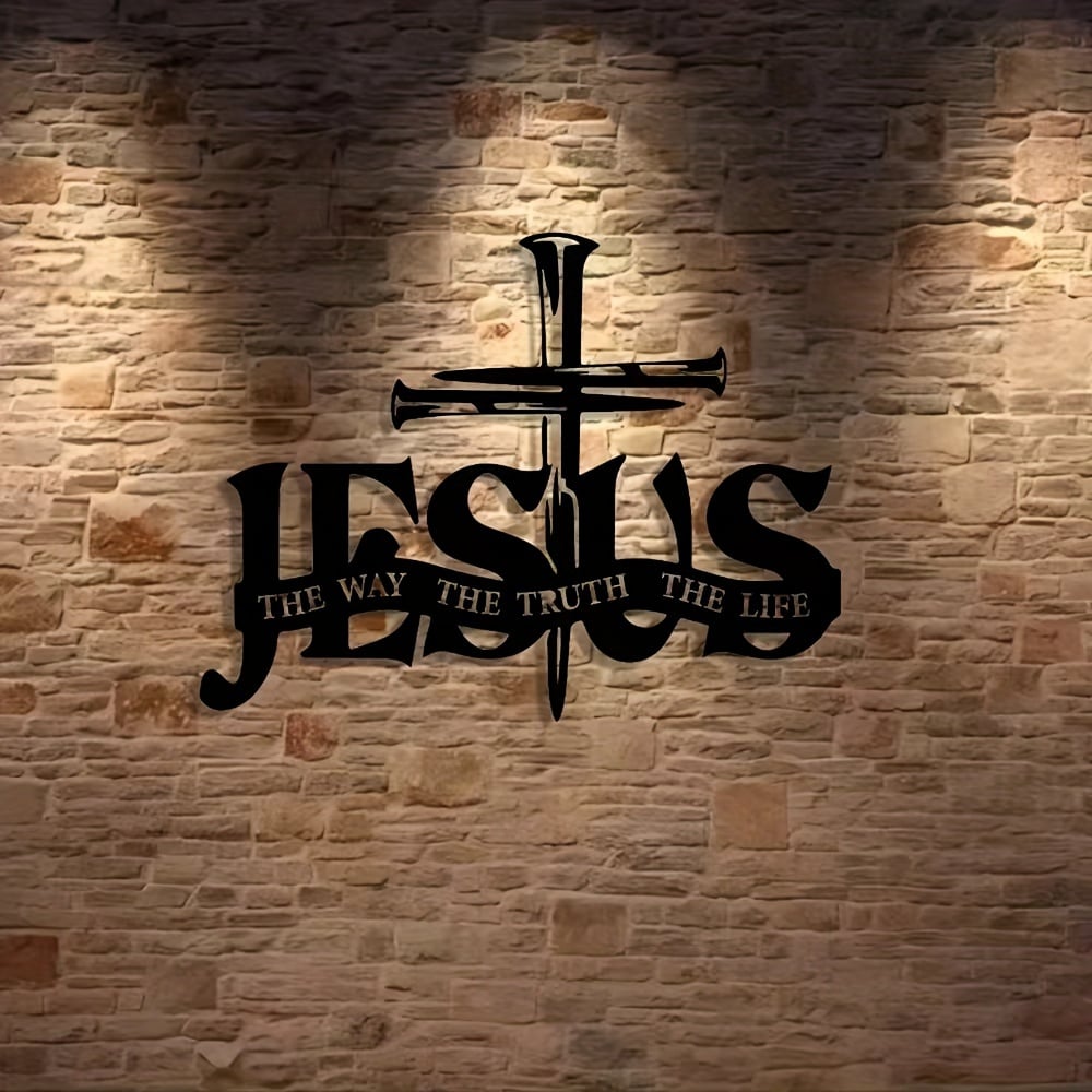 (đSista dagen 49% rabatt)đ„Jesus och kors-designad vĂ€ggkonst- âBegrĂ€nsad handgjord serie