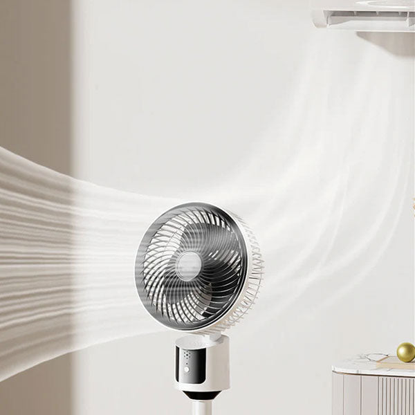 ❄️🔥USB-driven, tyst, energibesparande piedestalfläkt med luftflöde🍃