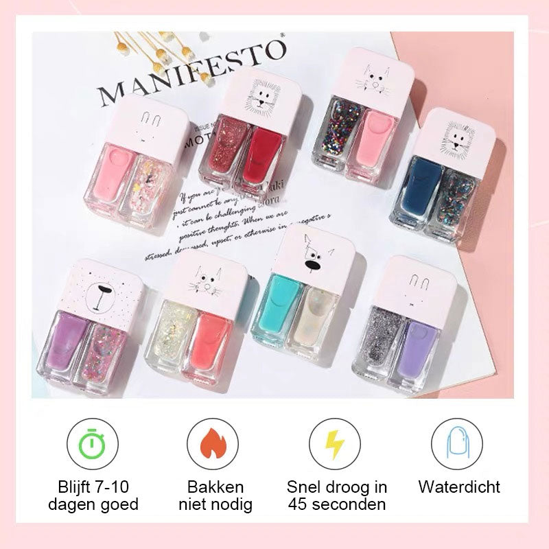 Bake-free nagellack/No-Bake nagellack