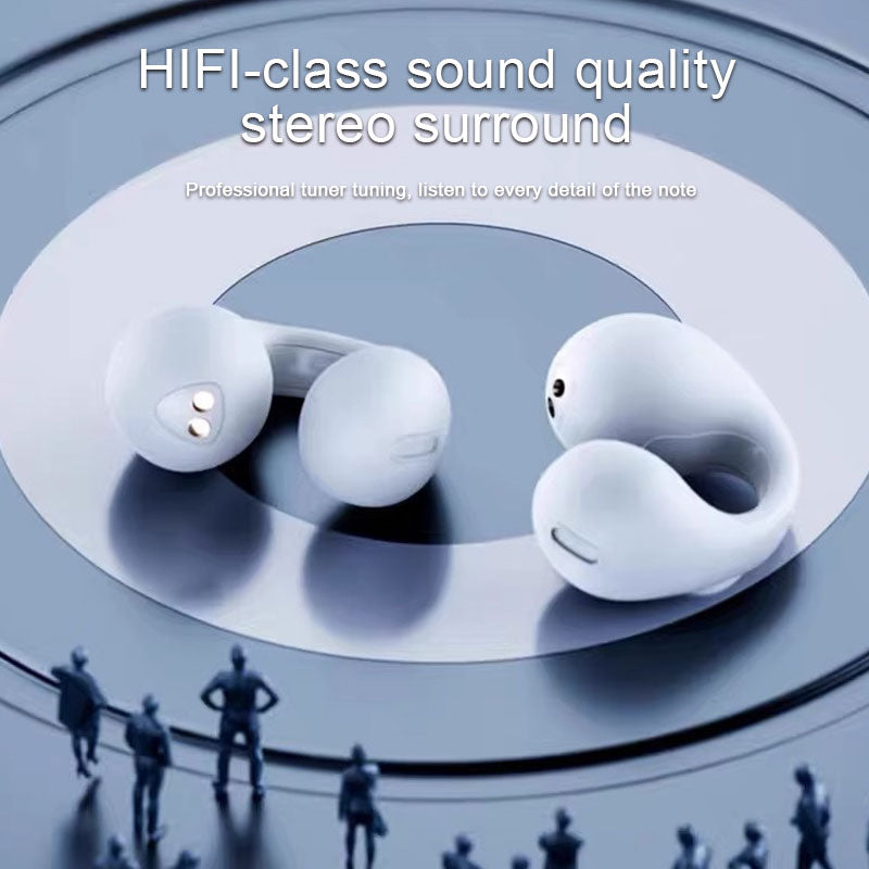 đ«Bluetooth-headset med öronklĂ€mma för sport benledningđ§