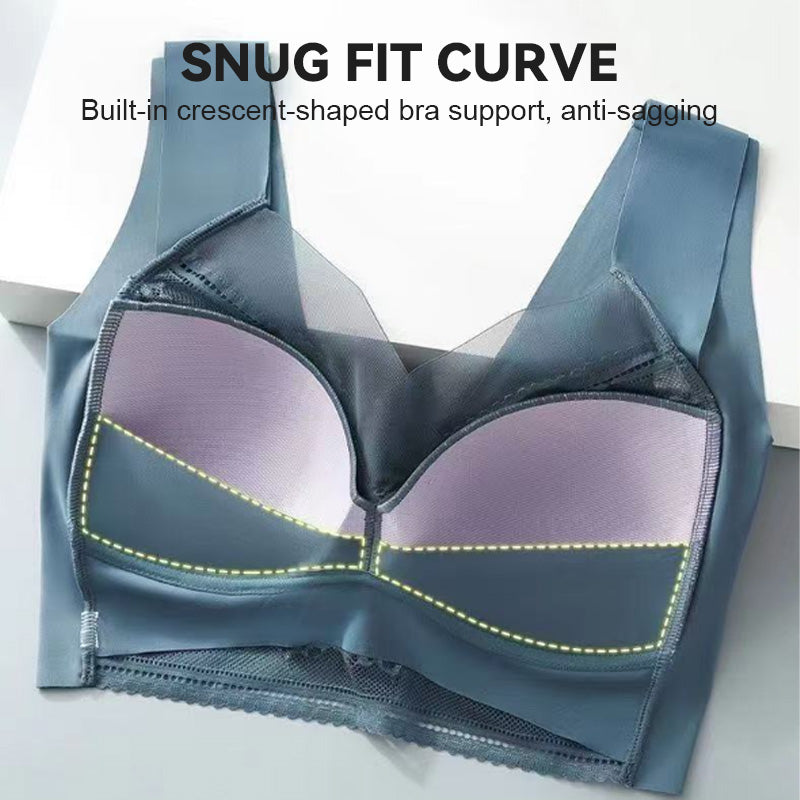 Spets-bh utan bygel đ/Lace Wire-Free Tank Bra