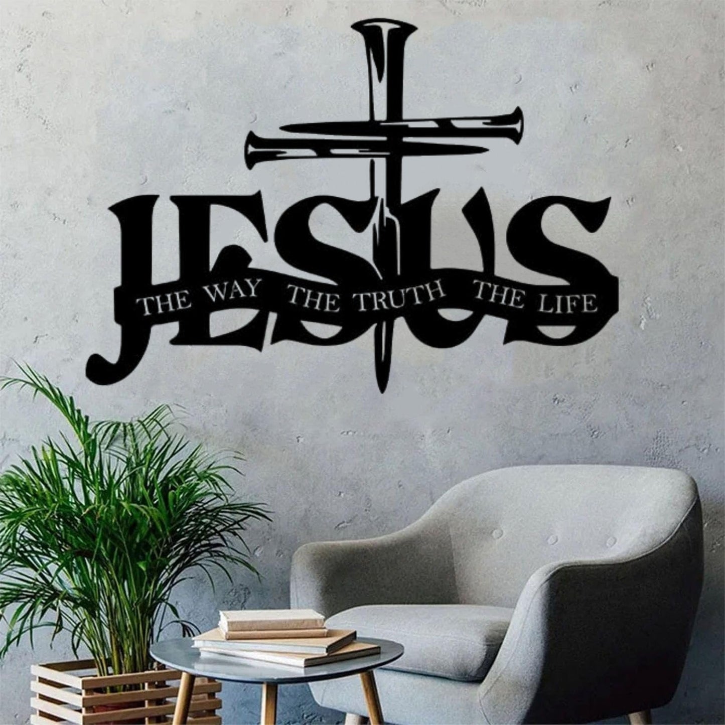 (đSista dagen 49% rabatt)đ„Jesus och kors-designad vĂ€ggkonst- âBegrĂ€nsad handgjord serie