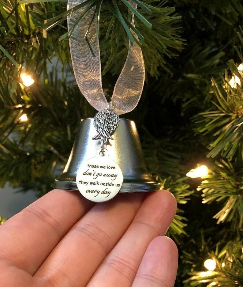 Minnesmärke Ornament Ängel Vingar Klocka