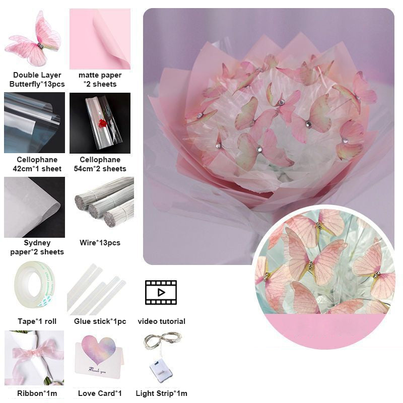 🦋 Diy Presentsats För Fjärilsbukett/🦋 Diy Butterfly Bouquet Gift Set