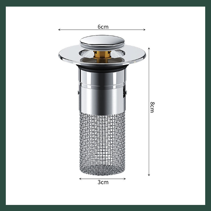 Isolera lukt och förhindra kackerlackor-Stainless Steel Floor Drain Filter