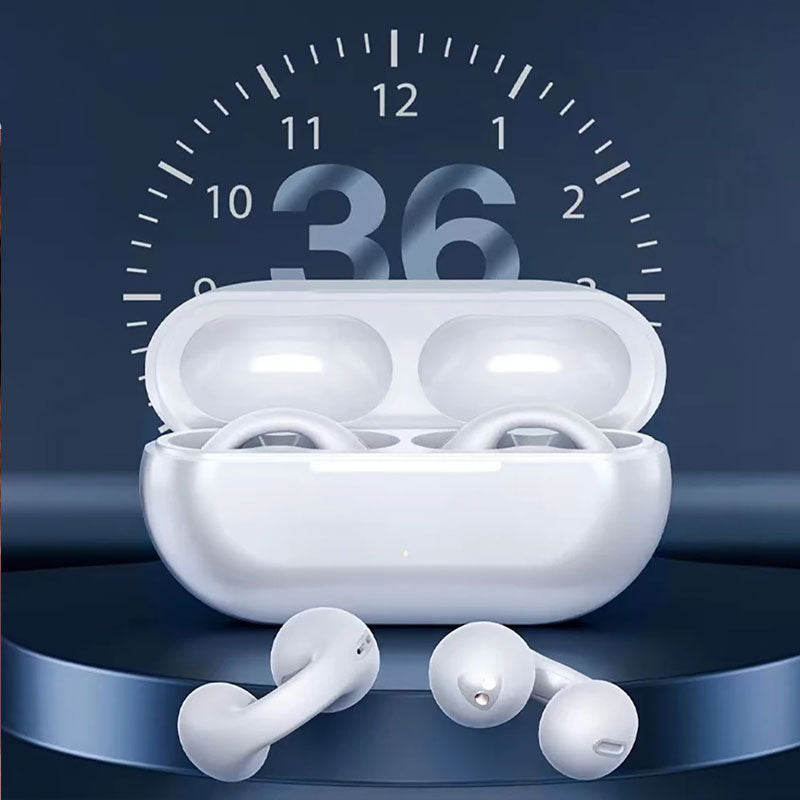 đ«Bluetooth-headset med öronklĂ€mma för sport benledningđ§