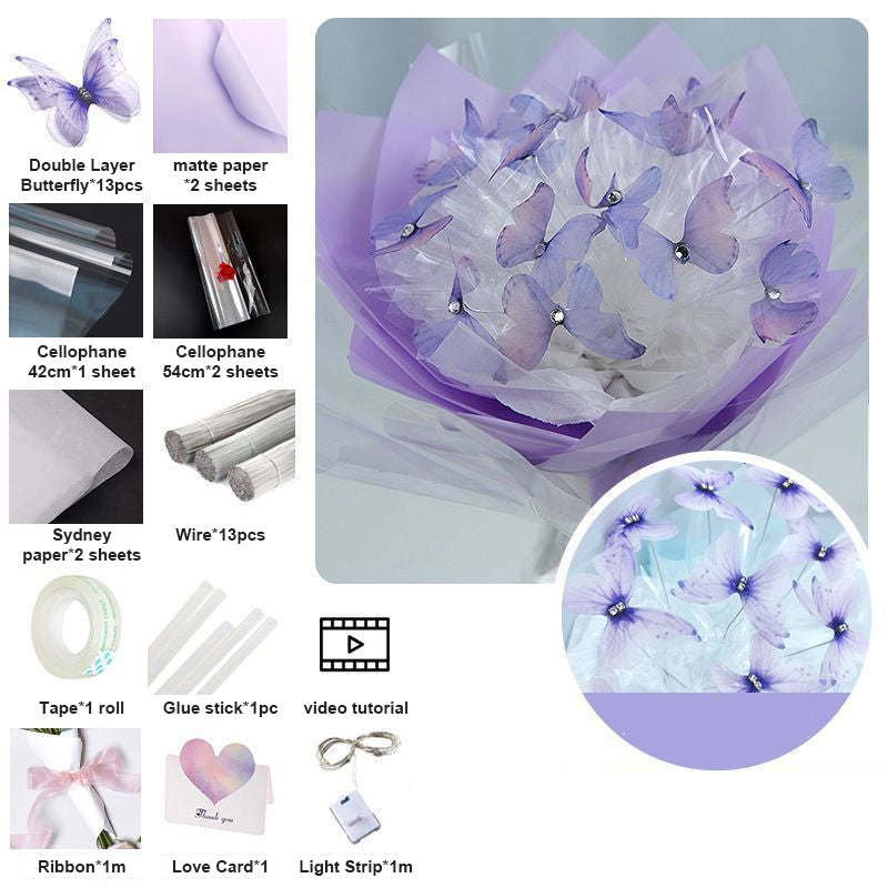 🦋 Diy Presentsats För Fjärilsbukett/🦋 Diy Butterfly Bouquet Gift Set