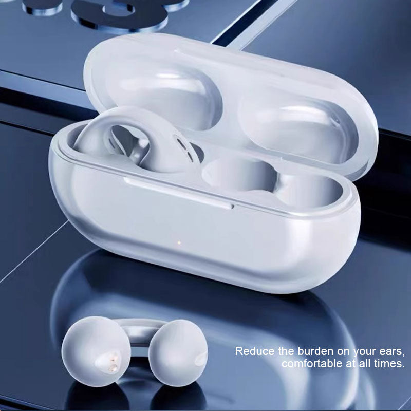 đ«Bluetooth-headset med öronklĂ€mma för sport benledningđ§