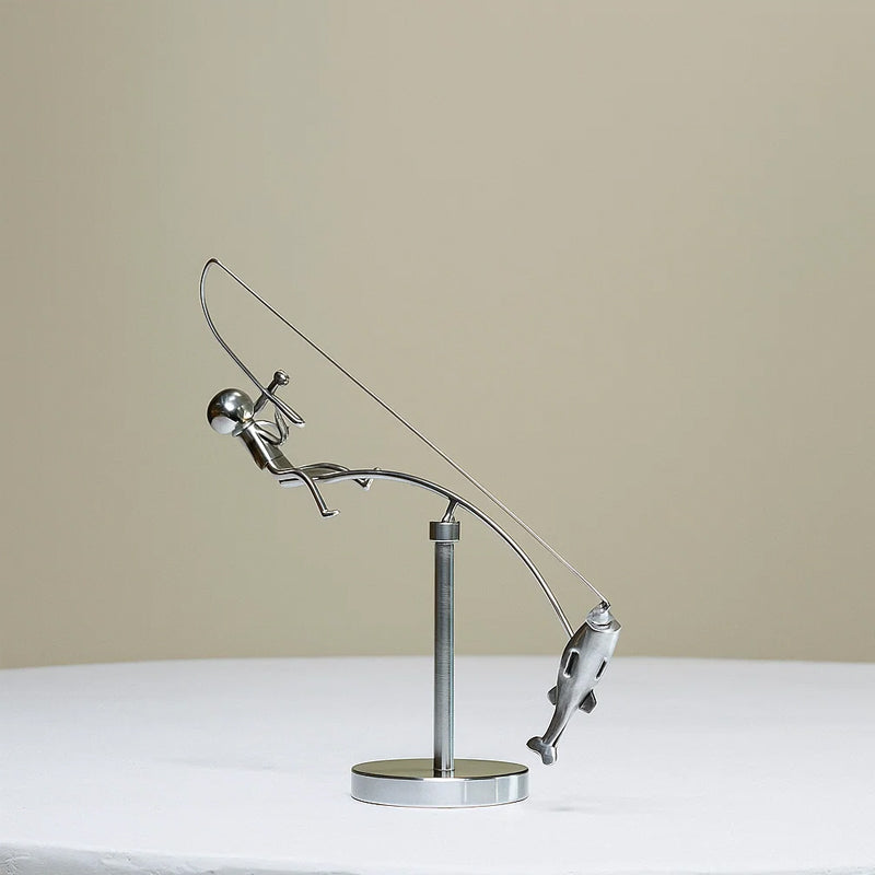 Kreativa Balanserade Fiskemodell Ornamen