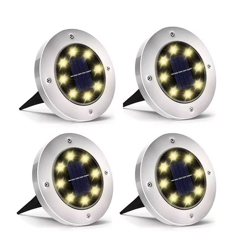 LED-solcellelys på bakken