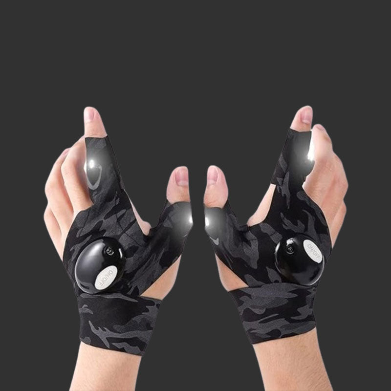 Handskar med LED-belysning