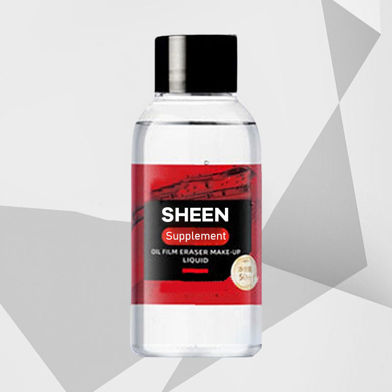 Borste för oljefilm på bilglas