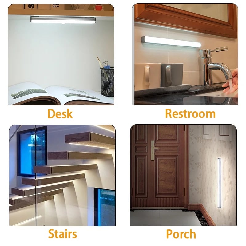 đ„NYĂ
RSREA - Uppladdningsbara LED-lampor utan stans Smart Sensor Magnetic