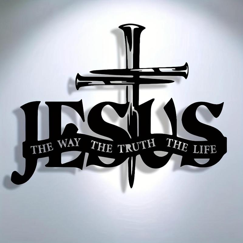 (đSista dagen 49% rabatt)đ„Jesus och kors-designad vĂ€ggkonst- âBegrĂ€nsad handgjord serie