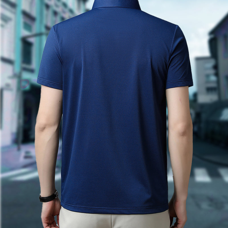 đ„Lös Cool Andningsbar T-Shirt Med Kavaj För MĂ€/Loose Cool Breathable T-shirt with Jacket for Men