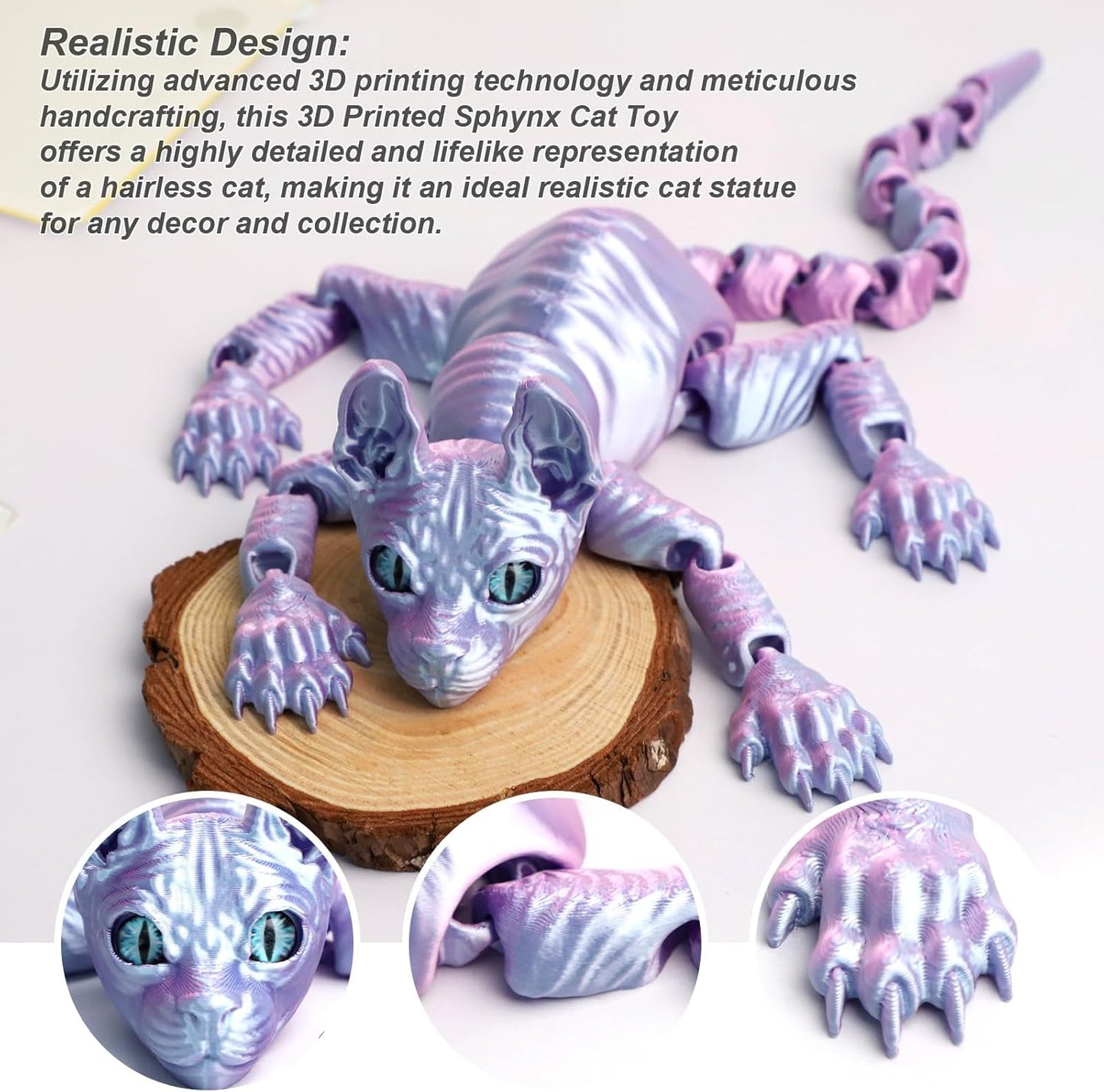 3d-Utskriven Siamesisk Katt
