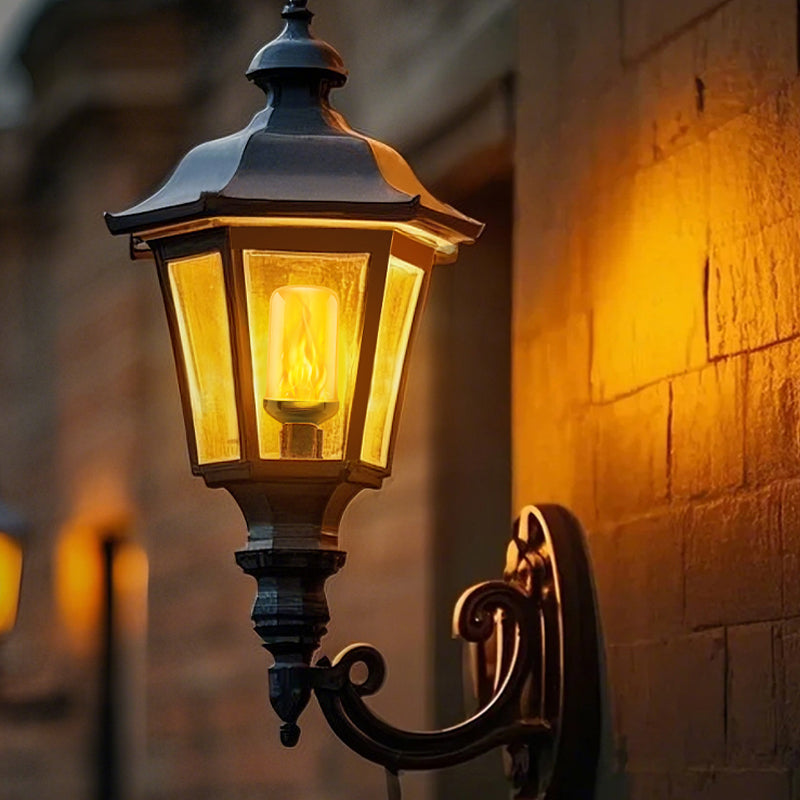 Glödlampa med dynamisk flamma