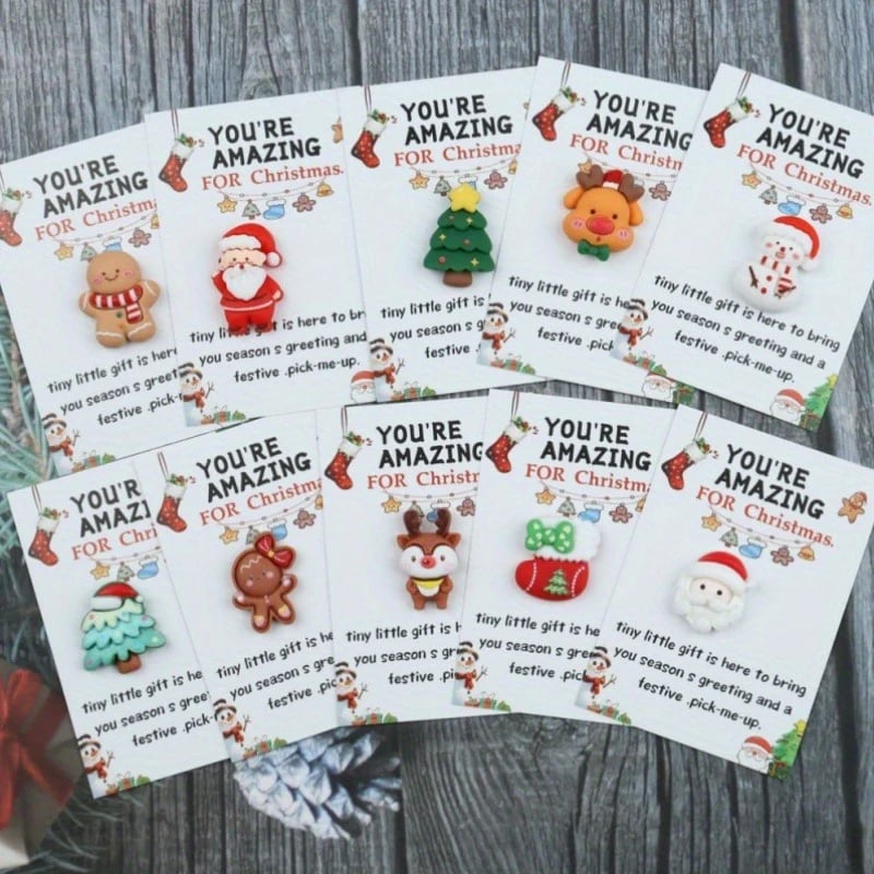 🎄Tidig julförsäljning 49% OFF🔥🎁10PCS Liten julkram i fickformat