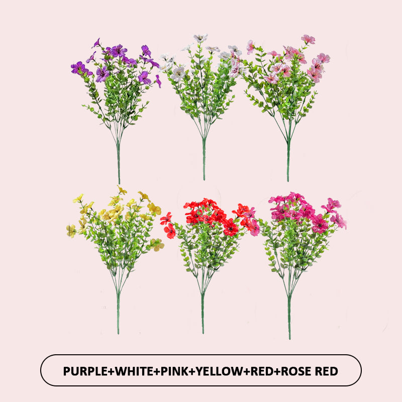 🌺UV-resistent färgglad konstgjord blomma💖
