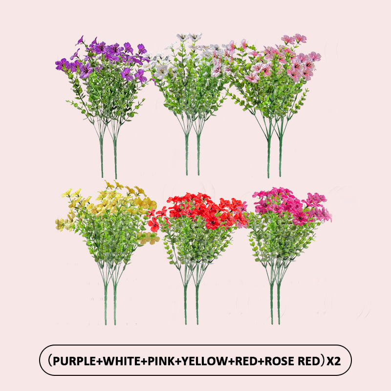 🌺UV-resistent färgglad konstgjord blomma💖