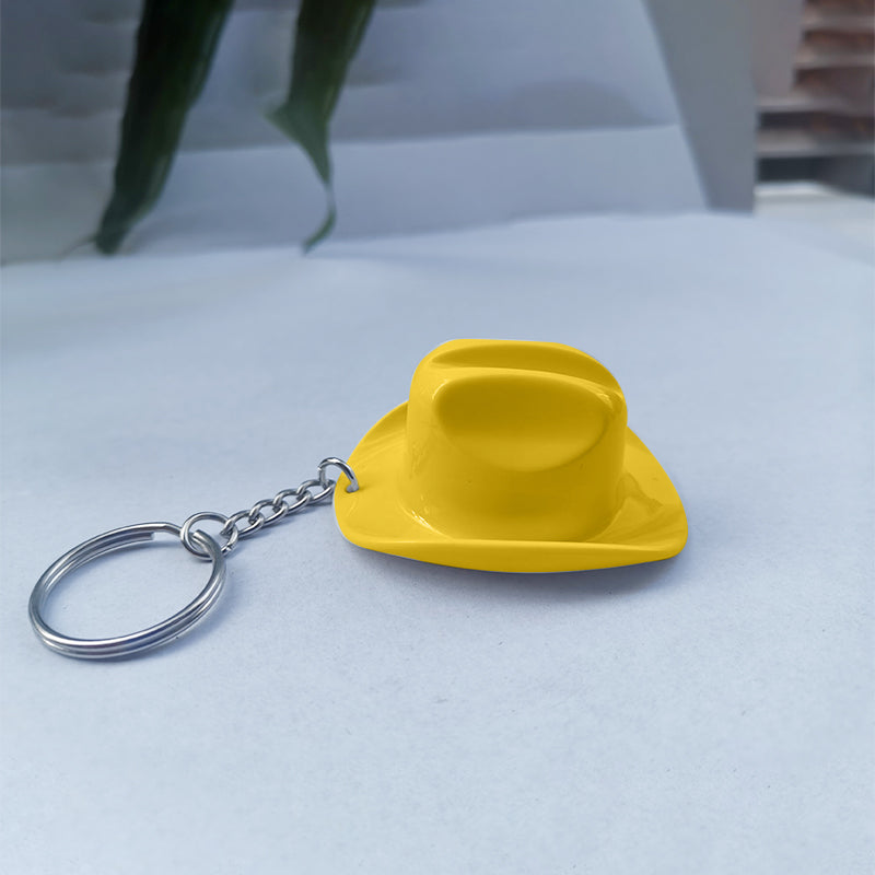 🤠 Nyckelring med flasköppnare i cowboyhatt - Vilda västern i fickan!