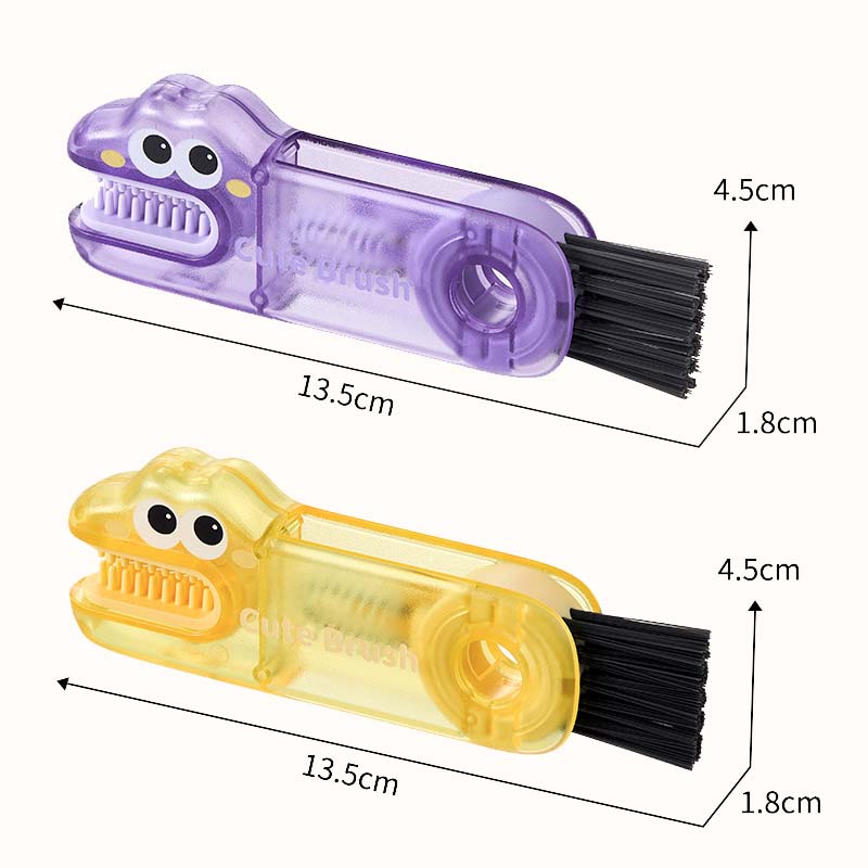 🐊 Krokodil Multifunktionell rengöringsborste - 3 borsthuvuden för alla kopptyper