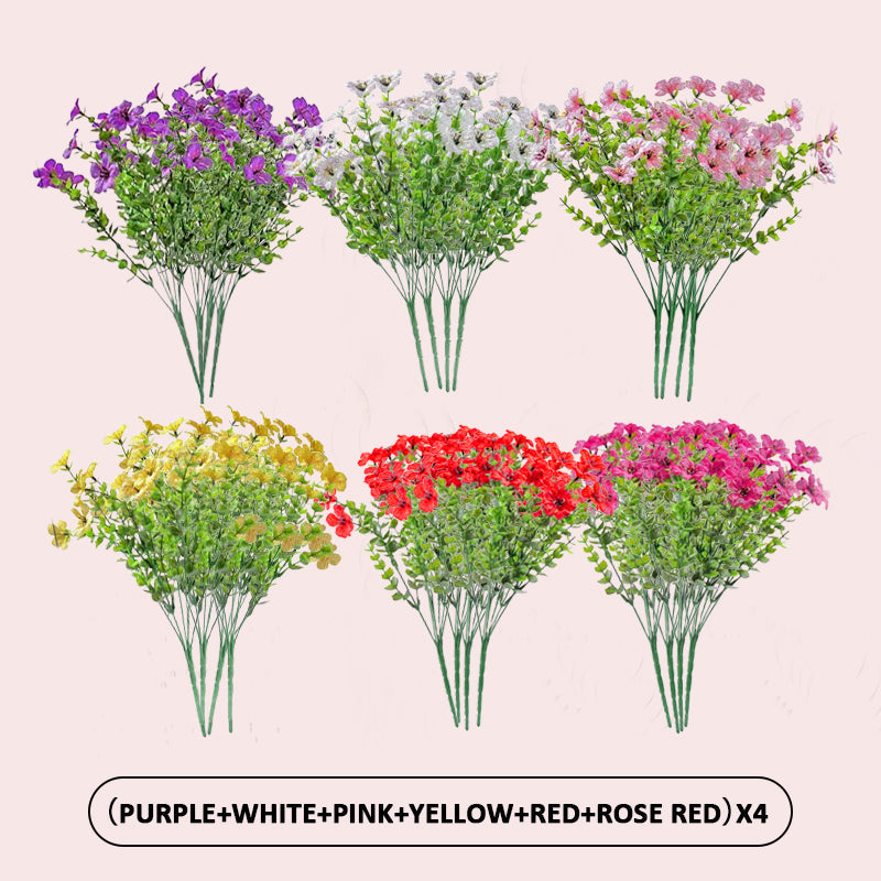 🌺UV-resistent färgglad konstgjord blomma💖