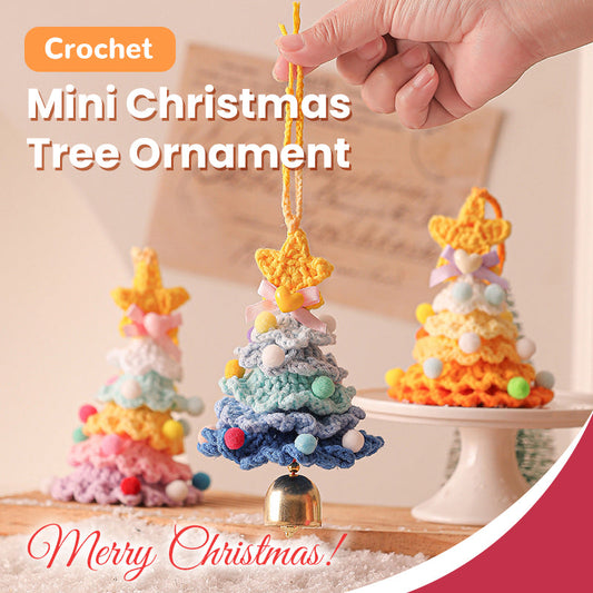 Virka mini julgransprydnad