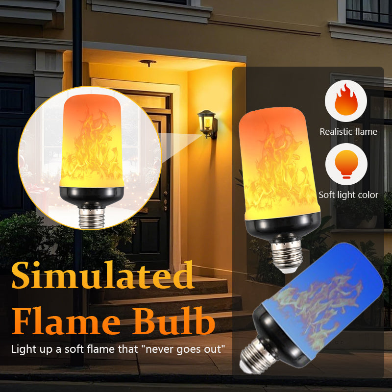 Glödlampa med dynamisk flamma
