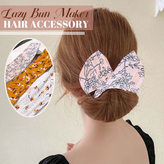 💐 Lazy Bun Maker Hårtillbehör