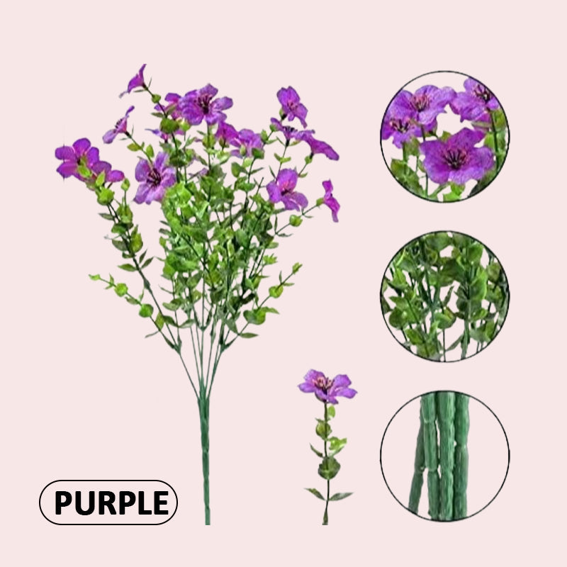 🌺UV-resistent färgglad konstgjord blomma💖