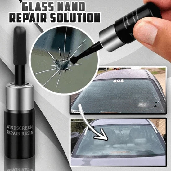 Nano reparationsvätska för bilglas