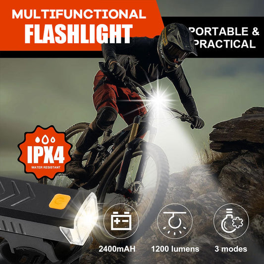 Multifunktionell, bärbar och praktisk ficklampa(köp 1 få 1 gratis,2 pcs)