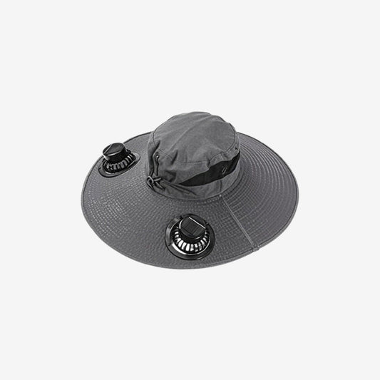 2025 Ny solfläkt för utomhusbruk Fiskehatt