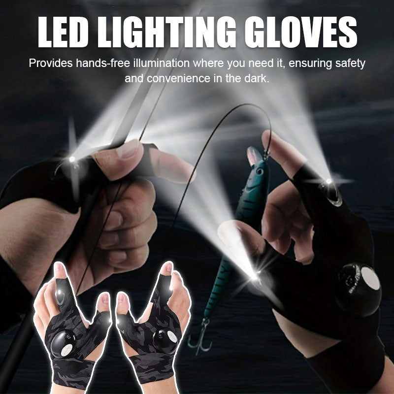 Handskar med LED-belysning