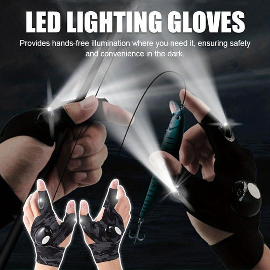 Handskar med LED-belysning