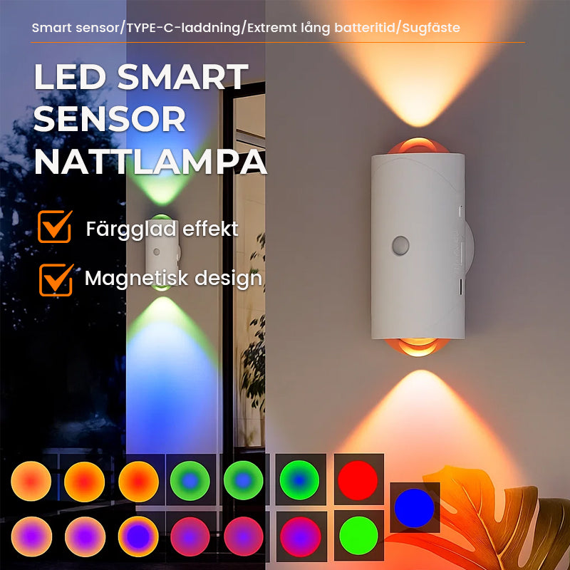 LED Smart Sensor Nattlampa