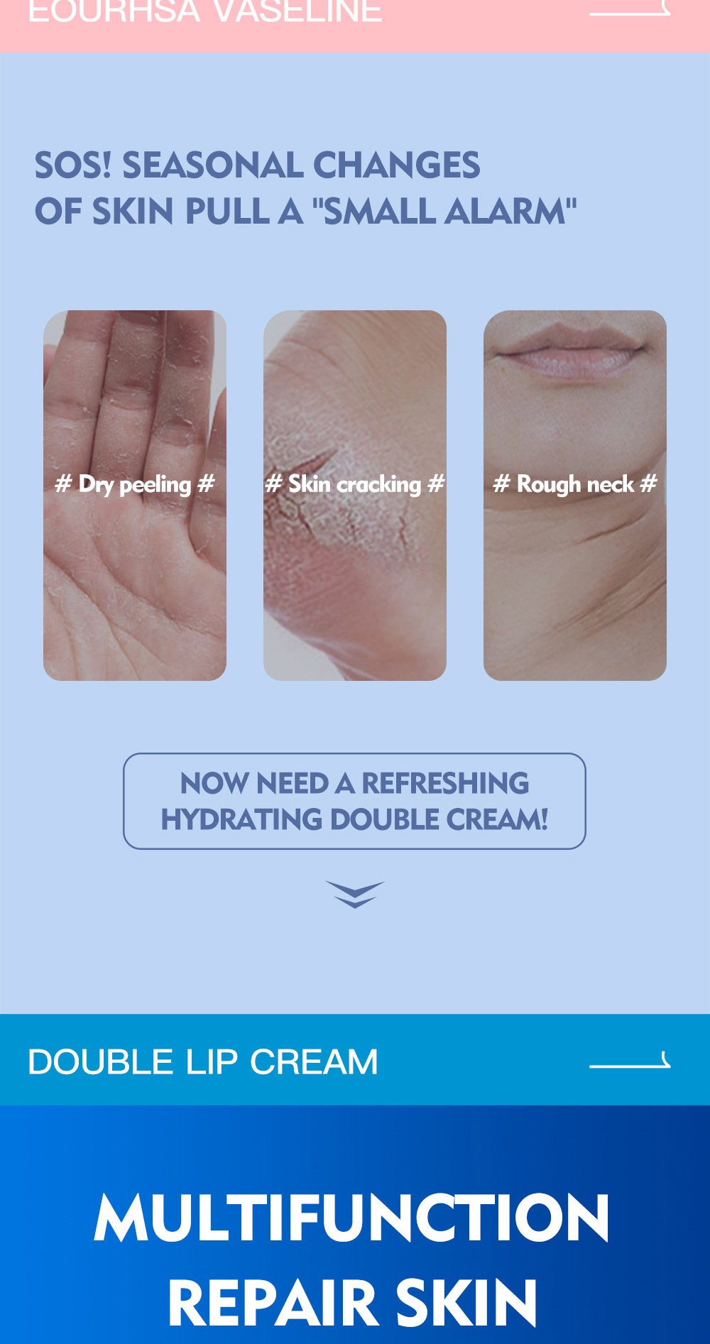🔥 🔥 Fotvårdskräm,Anti Cracked Foot Cream,Återfuktande,Anti Crack,Mjukgörande och vårdande kräm för torra,spruckna fötter,Avlägsnar död hud och återfuktar torr hud