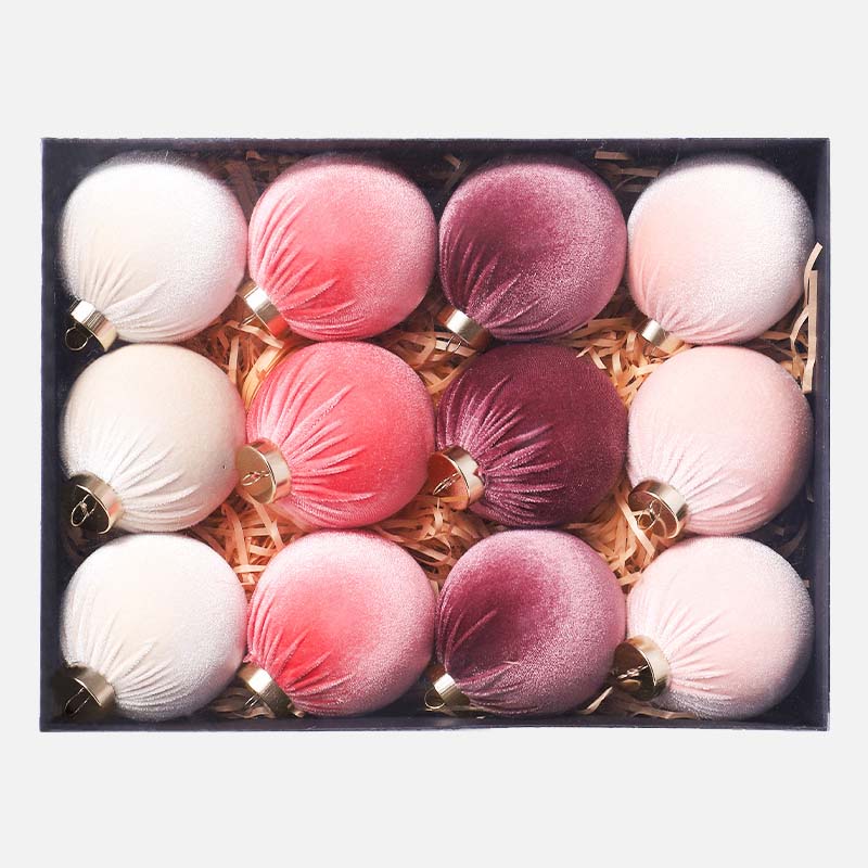 🎄Julgransdekorationer Sammetskula🎁