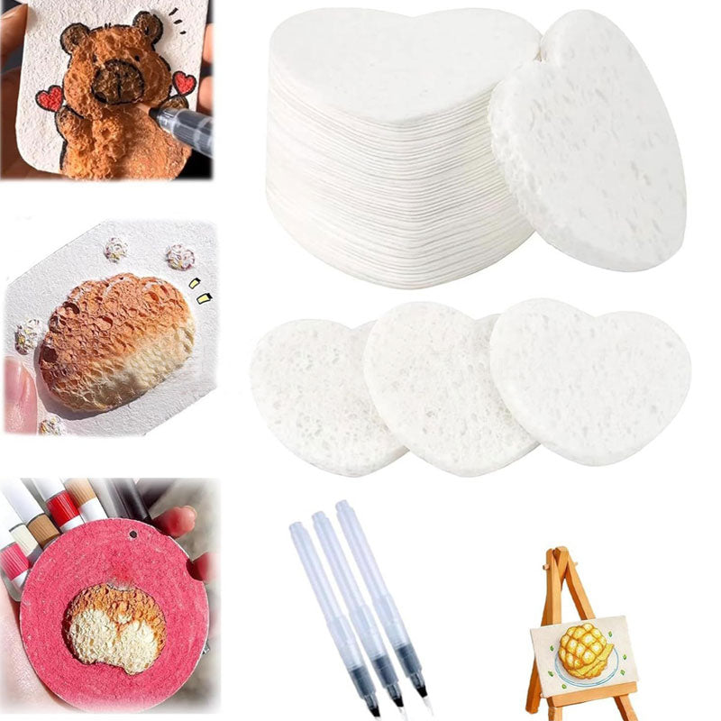 😃 Bra idé för sommaraktiviteter! - Kit för målning av textur av magiskt 3D-skum 🎨✨